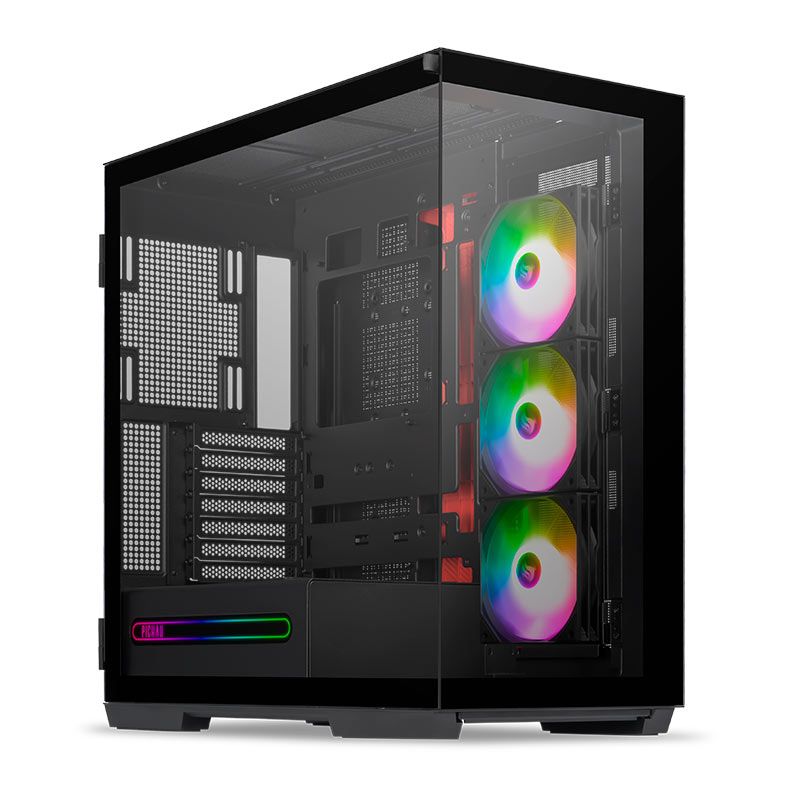 Gabinete Gamer Pichau Voyager One, ARGB, Full-Tower, Lateral de Vidro, Com 3 Fans e 2 frontais, Preto, PG-VY1-BK-3F