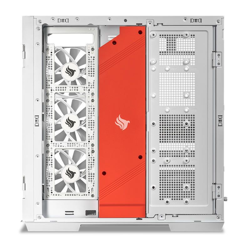 Gabinete Gamer Pichau Voyager One, ARGB, Full-Tower, Lateral de Vidro, Com 3 Fans e 2 frontais, Branco, PG-VY1-WH-3F