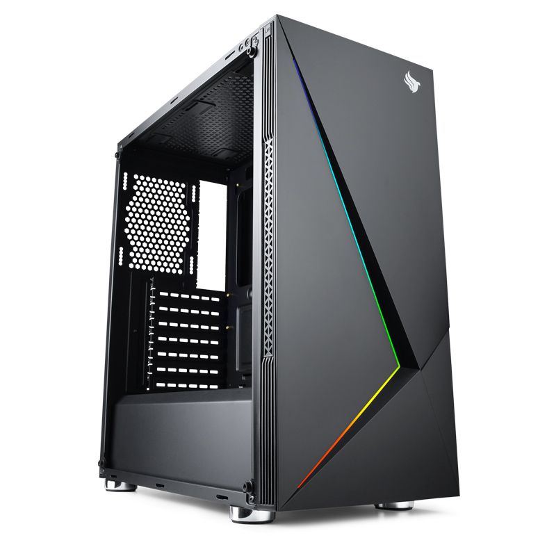 Pichau Kit Upgrade, Gabinete Gamer Pichau Komor LED RGB + Fonte Pichau Nidus 500W PG-5001-BR-OEM