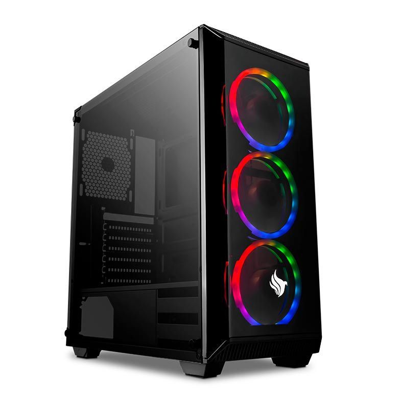 Pichau Kit Upgrade, Gabinete Pichau Rostock RGB + Fonte Gigabyte 450W