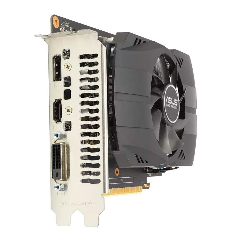 Placa de Video Asus GeForce GTX 1650 Phoenix OC, 4GB, GDDR6, 128-bit, PH-GTX1650-O4GD6-P-EVO