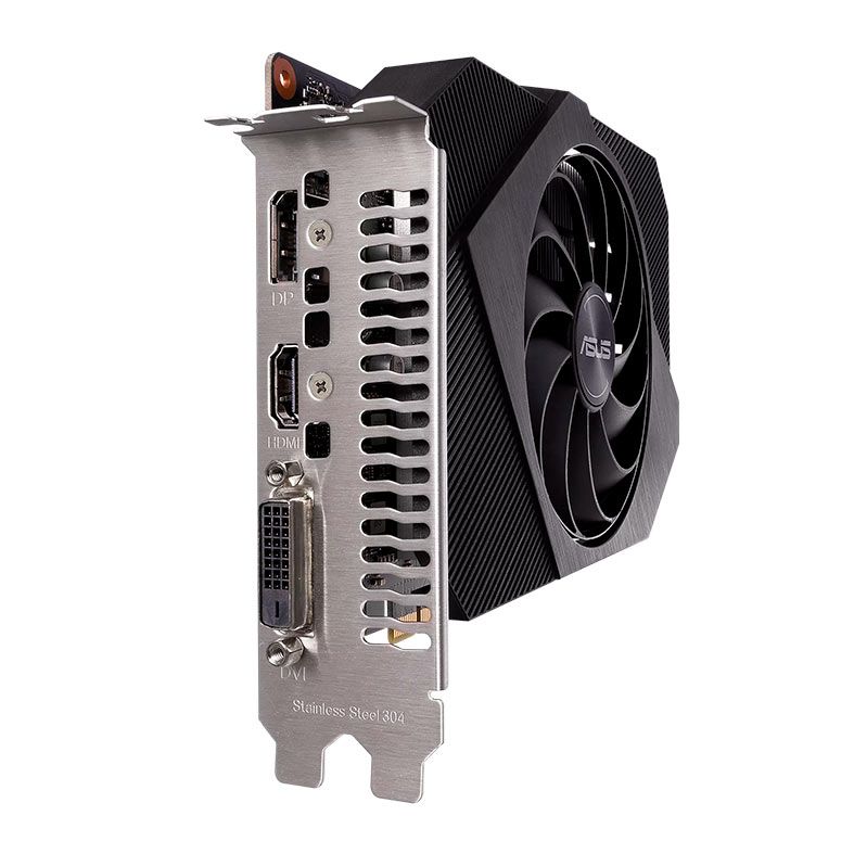 Placa de Video Asus GeForce GTX 1650 Phoenix V2 OC, 4GB, GDDR6, 128-bit, PH-GTX1650-O4GD6-P-V2