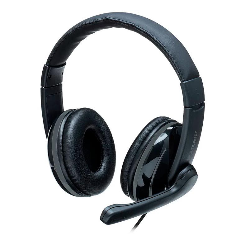 Headset Pro Multi Notebook e Pc USB Preto, PH317