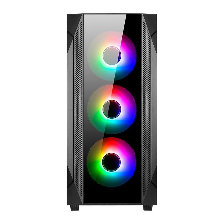 Gabinete Gamer Alseye Phantom, Mid-Tower, Lateral de Vidro, Preto, PHANTOM1.0-BK