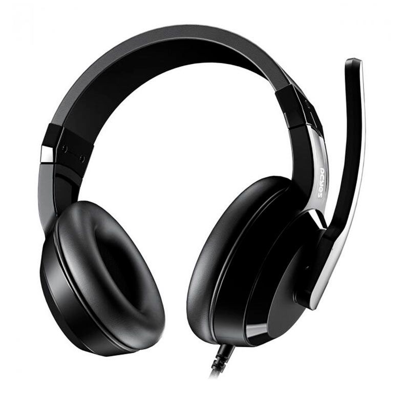 Headset Gamer Pcyes Nyra, Driver 40mm, Preto, PHN40