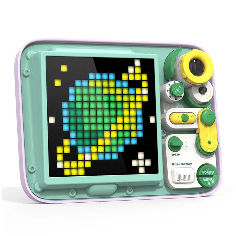 Display de Pixel Art Divoom Pixel Factory, Bluetooth, Verde, PIXEL-FACTORY-GREEN