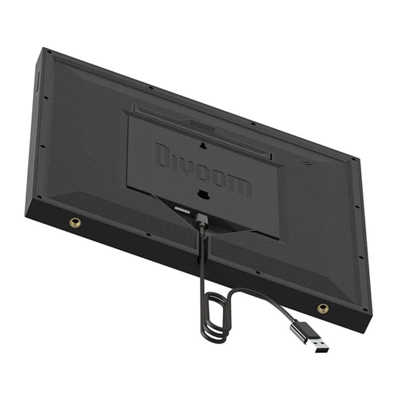 Display de Pixel Art Divoom Pixoo 64, Painel Led 64x64, Wifi, Preto, PIXOO-64-BLACK