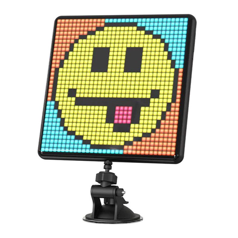 Display de Pixel Art Divoom Pixoo Max, Painel Led, Bluetooth, Preto, PIXOO-MAX-BLACK