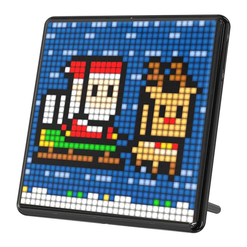 Display de Pixel Art Divoom Pixoo Max, Painel Led, Bluetooth, Preto, PIXOO-MAX-BLACK