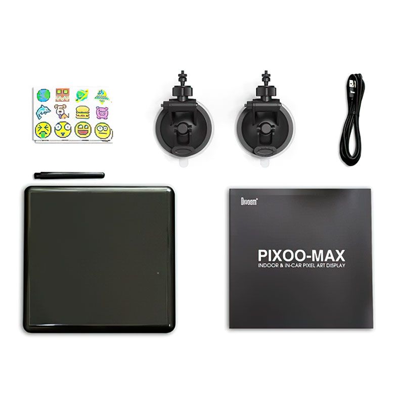 Display de Pixel Art Divoom Pixoo Max, Painel Led, Bluetooth, Preto, PIXOO-MAX-BLACK