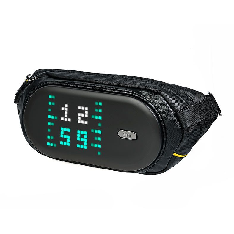 SlingBag Divoom Pixoo SlingBag-C, Tela Led, Usb, Bluetooth, PIXOO-SLINGBAG-C-BLACK