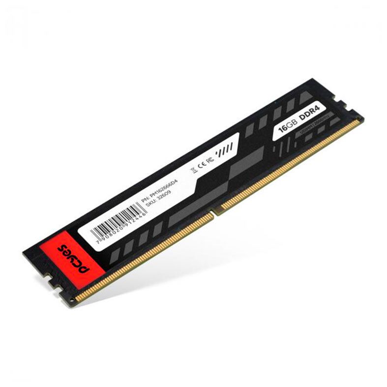 Memoria Pcyes, 16GB (1x16GB), DDR4, 2666MHz, Preta, PM162666D4
