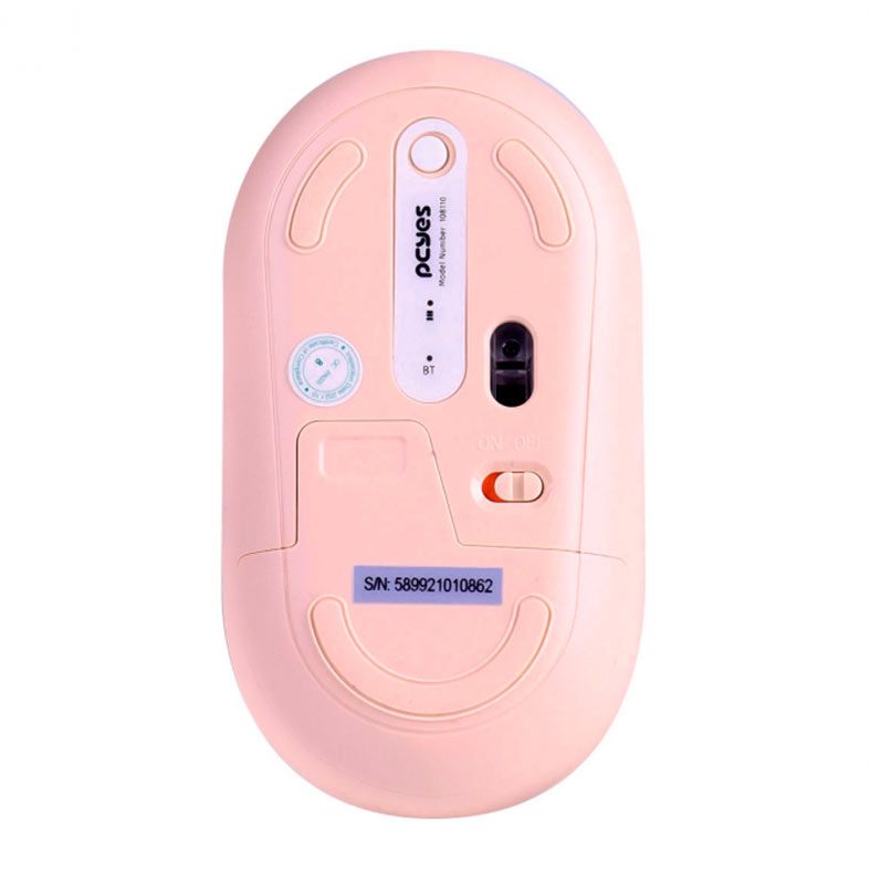 Mouse Pcyes College, Wireless, 1600DPI, Rosa, PMCWMDSCP