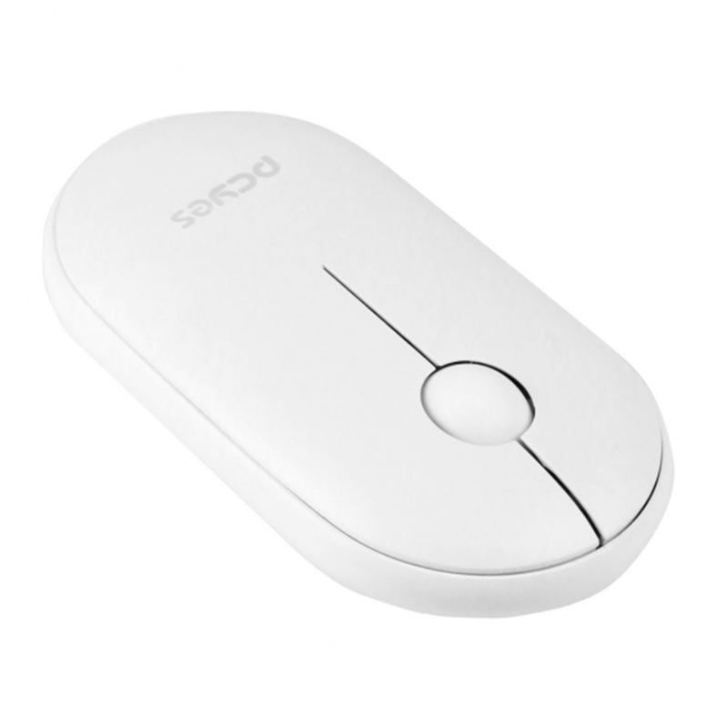 Mouse Pcyes College, Wireless, 1600DPI, Branco, PMCWMDSCW