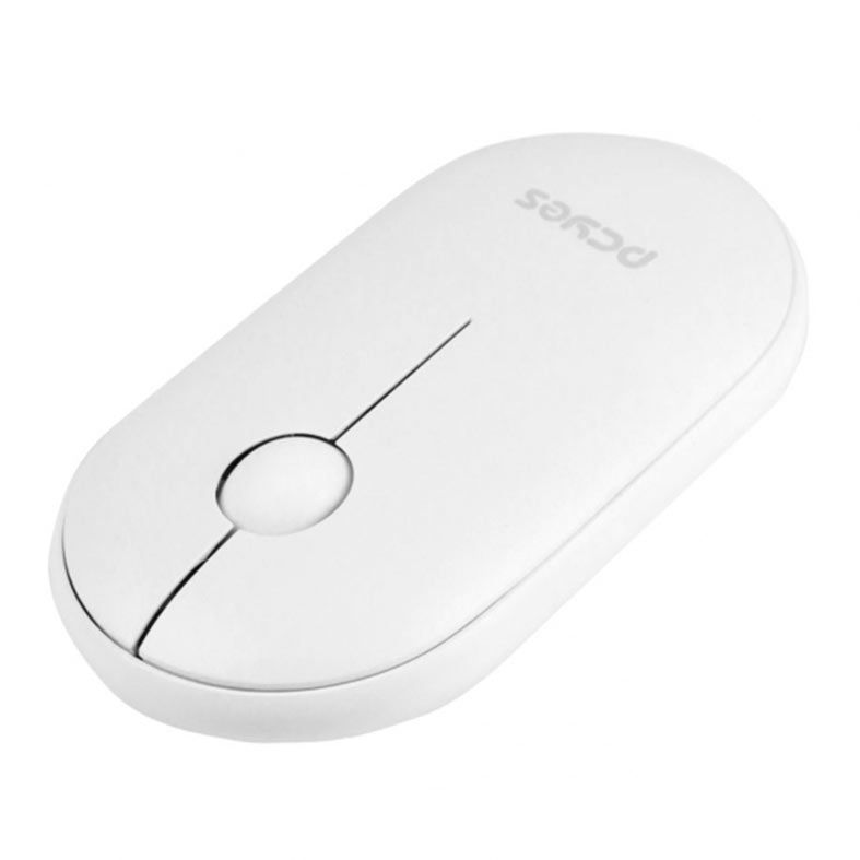 Mouse Pcyes College, Wireless, 1600DPI, Branco, PMCWMDSCW