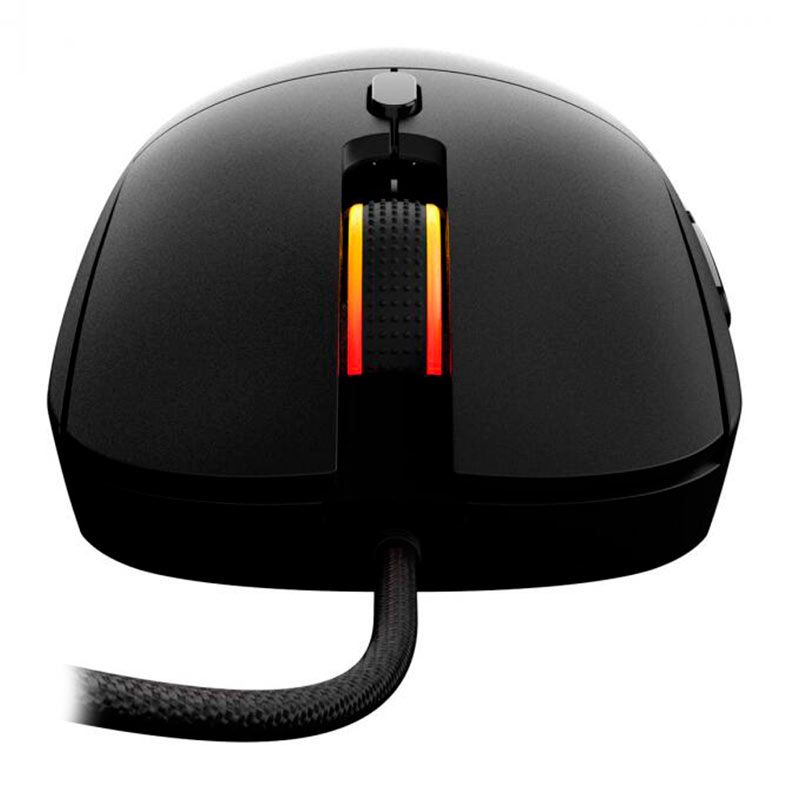 Mouse Gamer Pcyes Basaran Black Vulcan, RGB, 12400DPI, 6 Botoes, PMGBRBV
