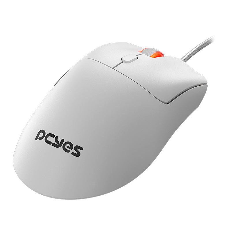 Mouse Gamer PCYES Hydrus White Ghost, RGB, 12400 DPI, 6 Botoes, Branco, PMGHWG