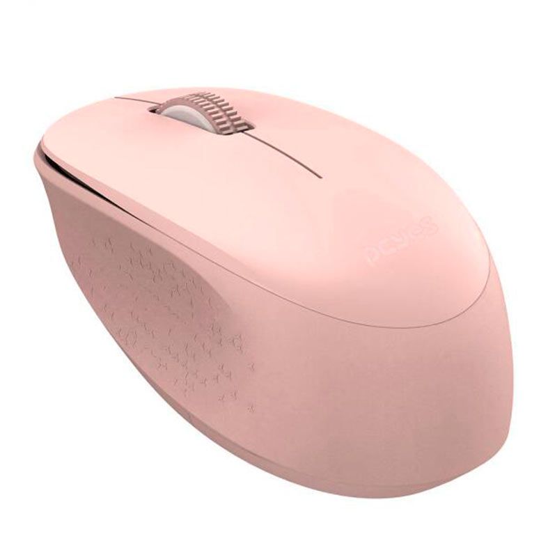 Mouse Pcyes Mover, Wireless, 1600DPI, Rosa, PMMWSCPK