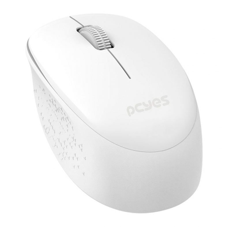 Mouse Pcyes Mover, Wireless, 1600DPI, Branco, PMMWSCW