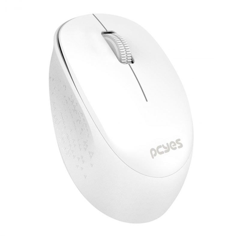 Mouse Pcyes Mover, Wireless, 1600DPI, Branco, PMMWSCW