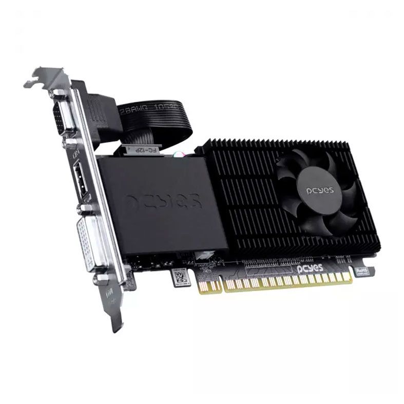 Placa de Video Pcyes GeForce GT 610, 2GB, GDDR3, 64-bit, PPE610DR3LPBR