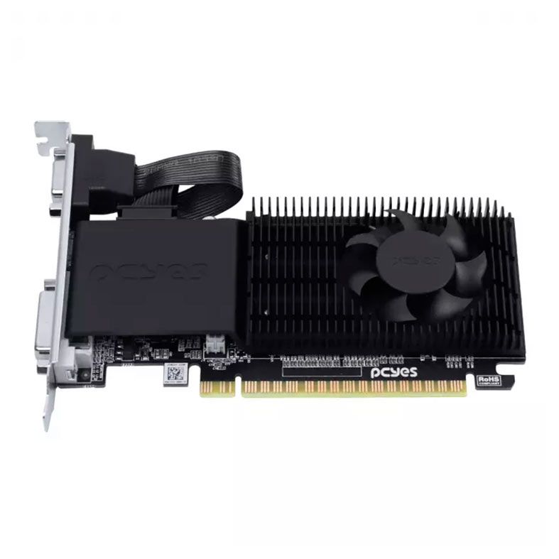 Placa de Video Pcyes GeForce GT 610, 2GB, GDDR3, 64-bit, PPE610DR3LPBR
