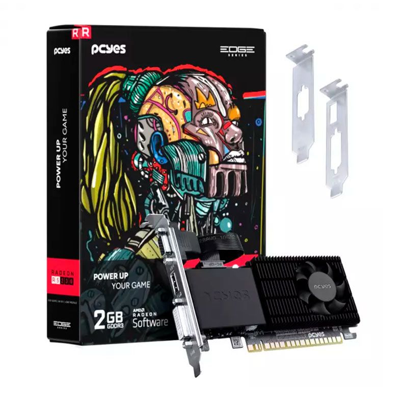 Placa de Video Pcyes Radeon R5 230, 2GB, GDDR3, 64-bit, PPER230DR3LPBR