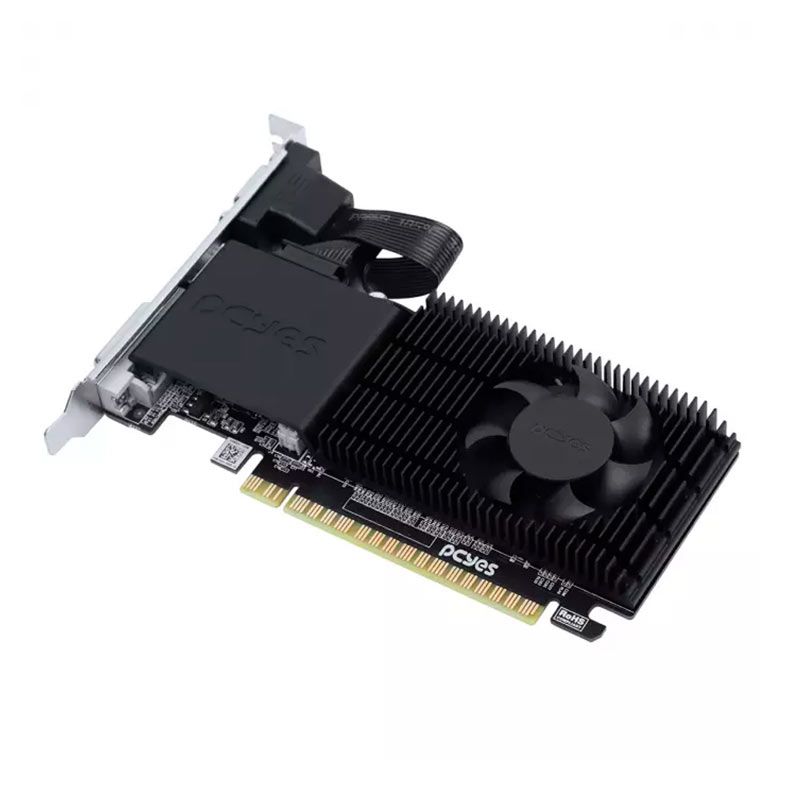 Placa de Video PCYES! Radeon R5 220, 2GB, GDDR3, Low Profile, 64-bit, PPER5DR3LPBR