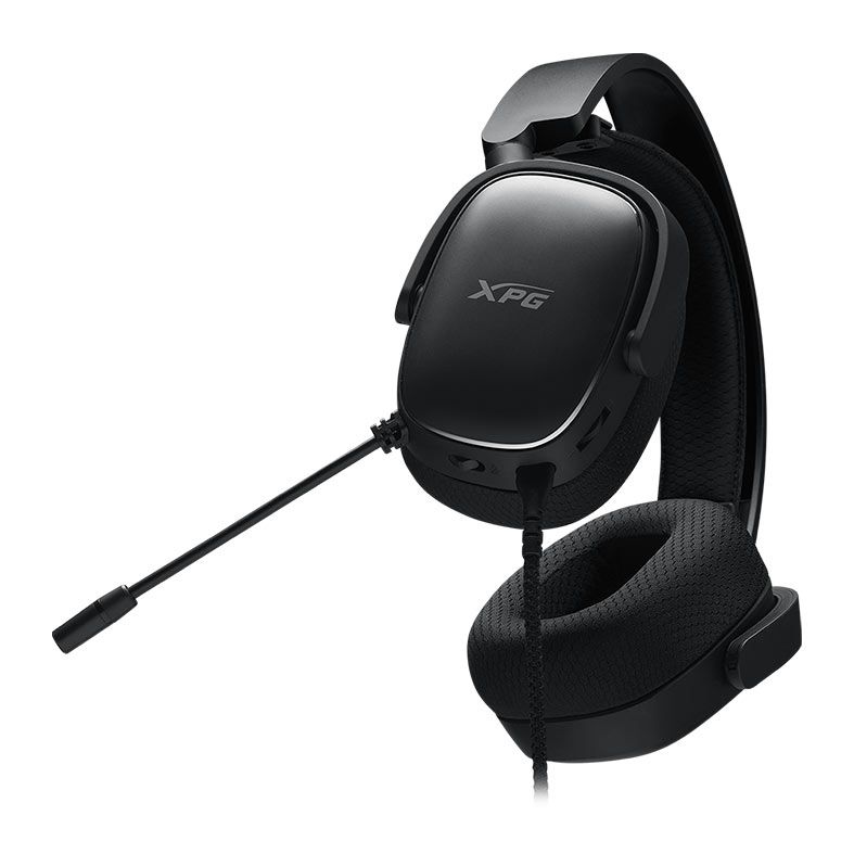 Headset Gamer XPG Precog S, Drivers 50mm, 3.5mm, Cabo 2.1M, Preto, PRECOGS-BKCWW