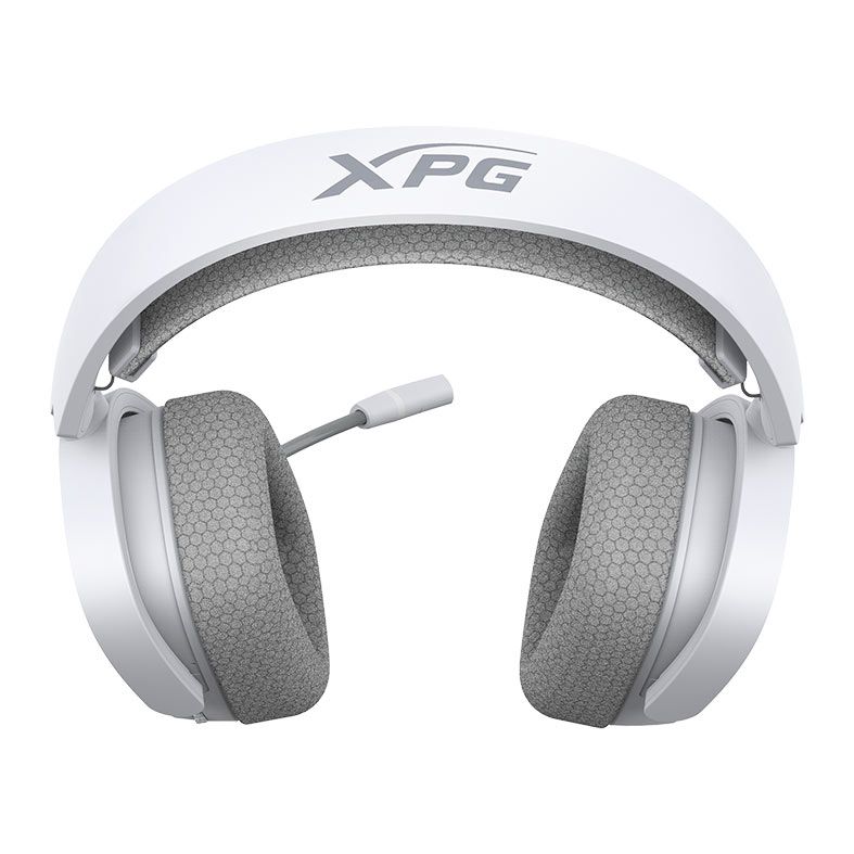 Headset Gamer XPG Precog S, Drivers 50mm, 3.5mm, Cabo 2.1M, Branco, PRECOGS-WHCWW