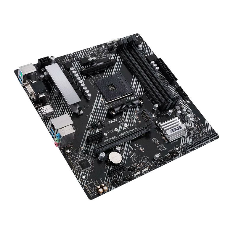 Placa Mae Asus PRIME A520M-A II, DDR4, Socket AM4, Chipset AMD A520, PRIME-A520M-A-II