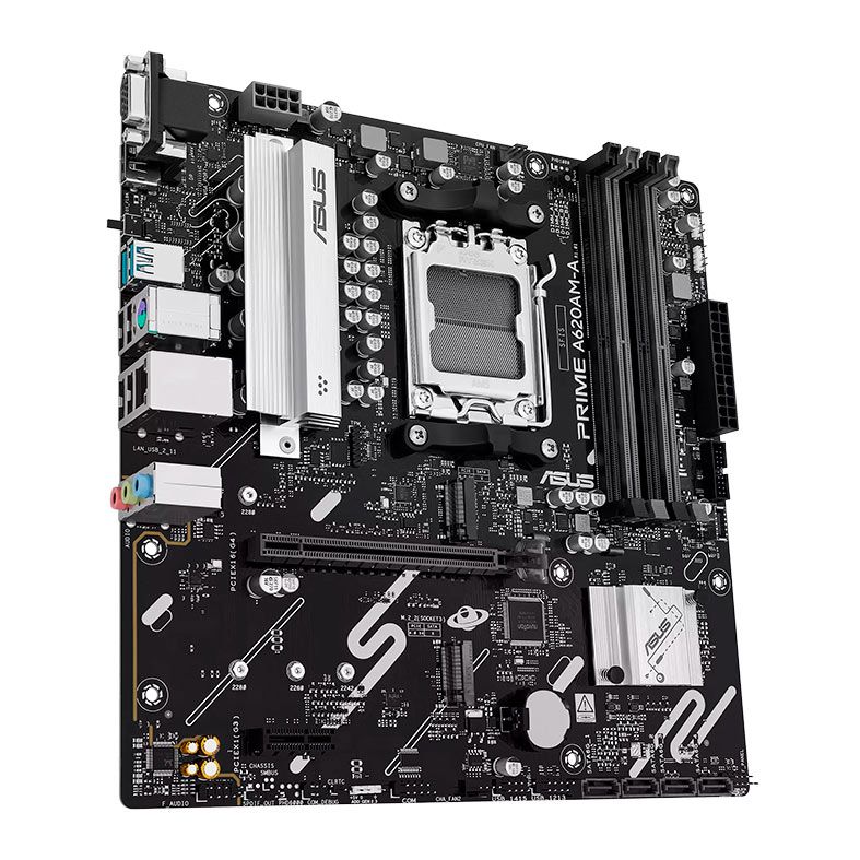 Placa Mae Asus Prime A620AM-A, DDR5, Socket AMD AM5, M-ATX, Chipset AMD A620, PRIME-A620AM-A