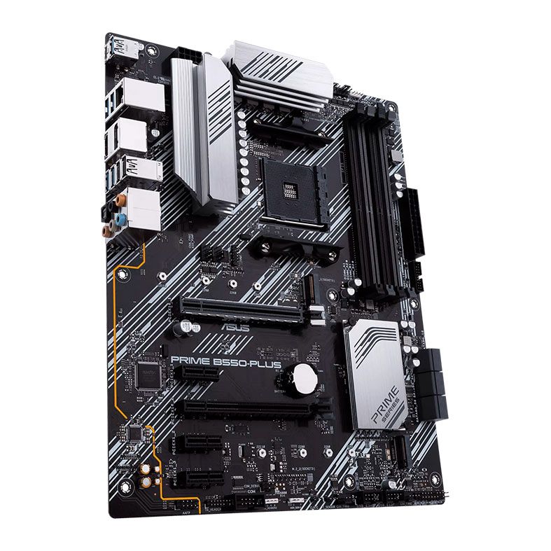 Placa Mae Asus PRIME B550-PLUS, DDR4, Socket AMD AM4, ATX, Chipset AMD B550, PRIME-B550-PLUS