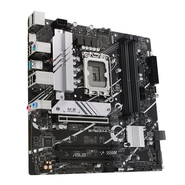Placa Mae Asus Prime B760M-A D4, DDR4, Socket LGA1700, M-ATX, Chipset Intel B760, PRIME-B760M-A-D4