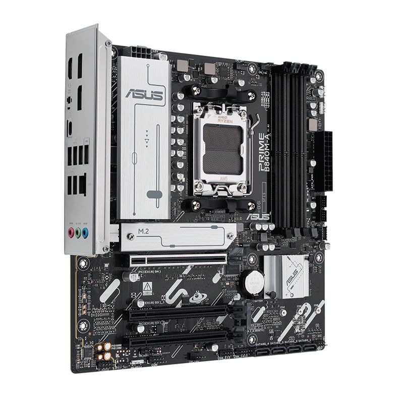 Placa Mae Asus Prime B840M-A, DDR5, Socket AMD AM5, M-ATX, Chipset AMD B840, PRIME-B840M-A