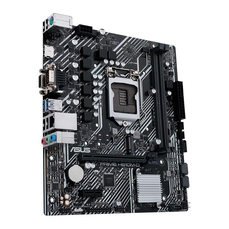 Placa Mae Asus Prime H510M-D DDR4 LGA1200 Intel H510, PRIME H510M-D