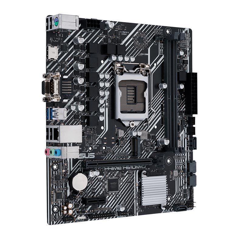 Placa Mae Asus Prime H510M-D DDR4 LGA1200 Intel H510, PRIME H510M-D