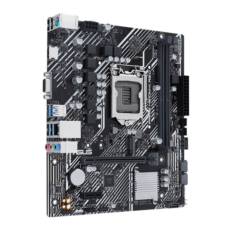 Placa Mae Asus Prime H510M-K R2.0, DDR4, Socket LGA 1200, M-ATX, Chipset Intel H470, PRIME-H510M-K-R2.0
