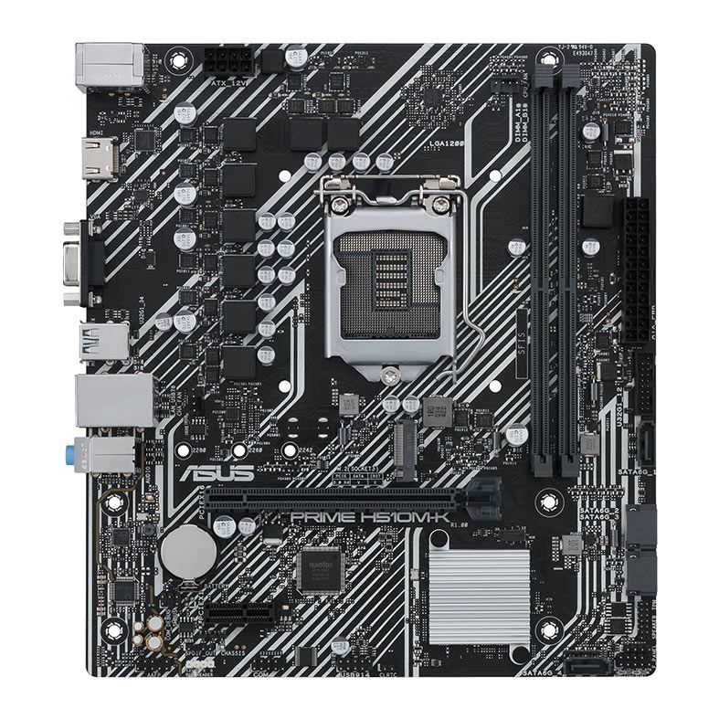 Placa Mae Asus Prime H510M-K, DDR4, Socket LGA 1200, M-ATX, Chipset Intel H510, PRIME-H510M-K