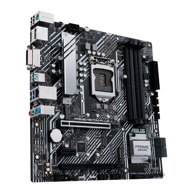 Placa Mae Asus PRIME H570M-PLUS DDR4 Socket LGA1200 Intel H570