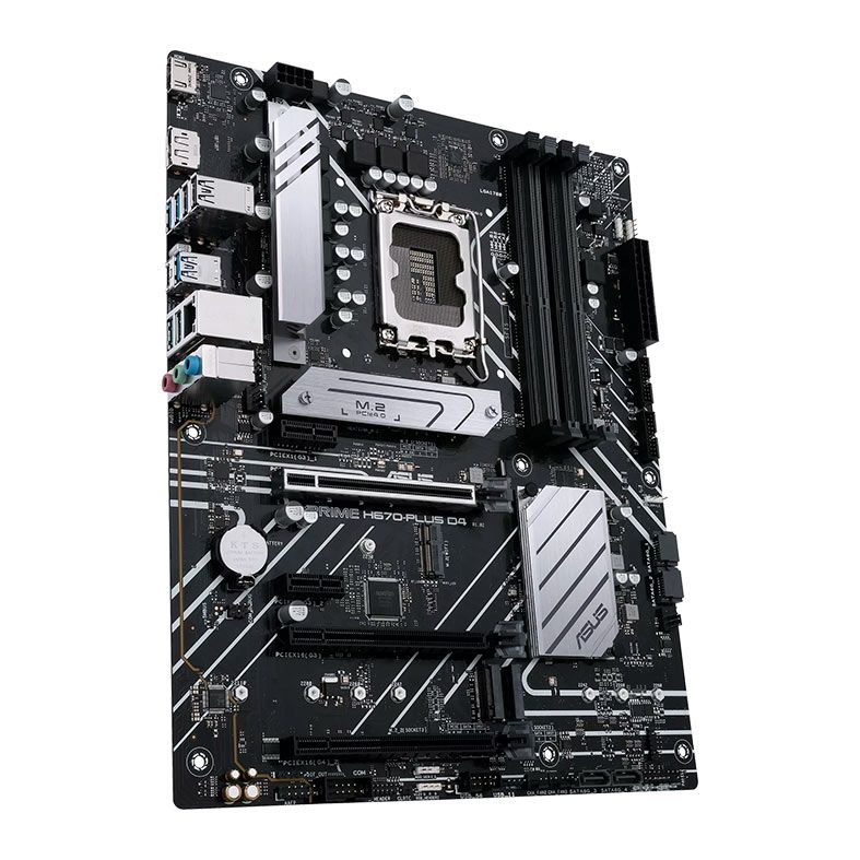 Placa Mae Asus Prime H670-Plus D4, DDR4, Socket LGA1700, ATX, Chipset Intel H670, PRIME H670-PLUS D4