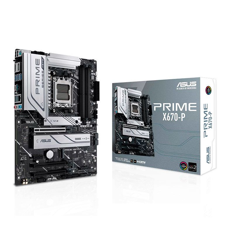 Placa Mae Asus Prime X670-P, DDR5, Socket AM5, ATX, Chipset AMD X670, PRIME-X670-P