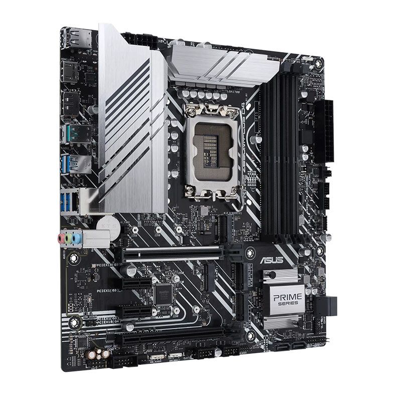 Placa Mae Asus Prime Z690M-Plus D4, DDR4, Socket LGA1700, M-ATX, Chipset Intel Z690, PRIME Z690M-PLUS D4
