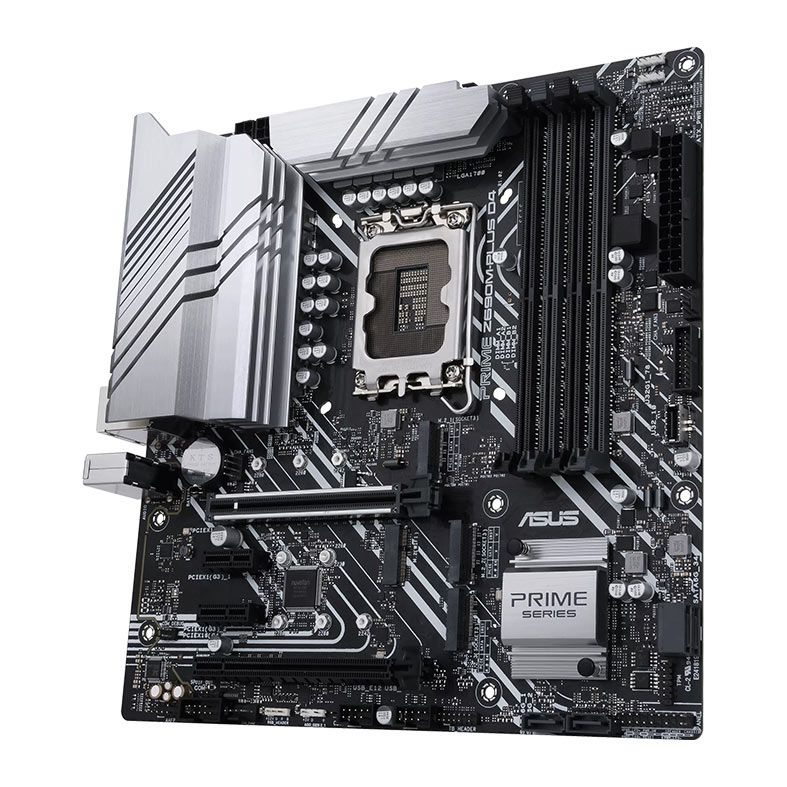Placa Mae Asus Prime Z690M-Plus D4, DDR4, Socket LGA1700, M-ATX, Chipset Intel Z690, PRIME Z690M-PLUS D4