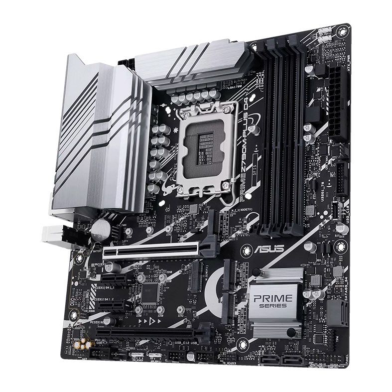 Placa Mae Asus Prime Z790M-Plus D4, DDR4, Socket LGA1700, Chipset Intel Z790, PRIME-Z790M-PLUS-D4
