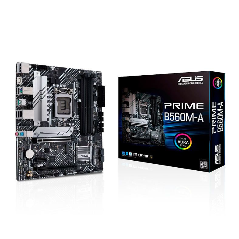 Placa Mae Asus Prime B560M-A, DDR4, Socket LGA1200, M-ATX, Chipset Intel B560, PRIME B560M-A