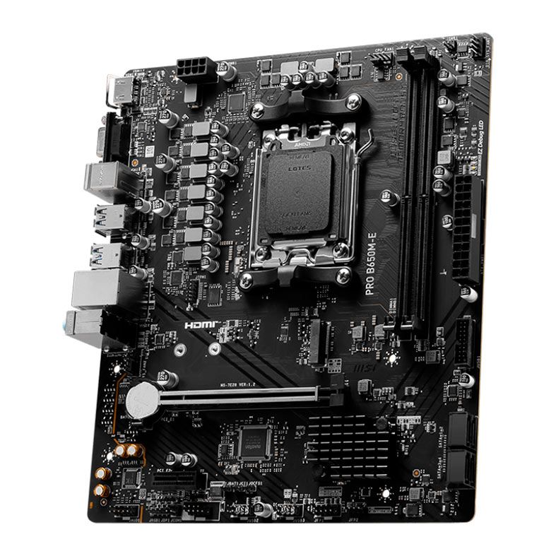 Placa Mae MSI Pro B650M-E, DDR5, Socket AMD AM5, M-ATX, Chipset AMD B650, PRO-B650M-E