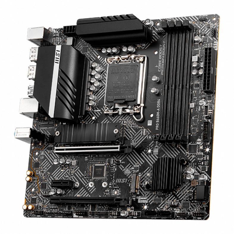 Placa Mae MSI PRO B660M-A, DDR4, Socket LGA 1700, M-ATX, Chipset Intel B660, PRO-B660M-A