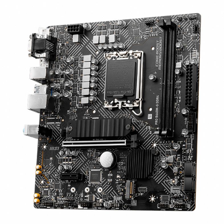 Placa Mae MSI PRO B660M-G, DDR4, Socket LGA 1700, M-ATX, Chipset Intel B660, PRO-B660M-G