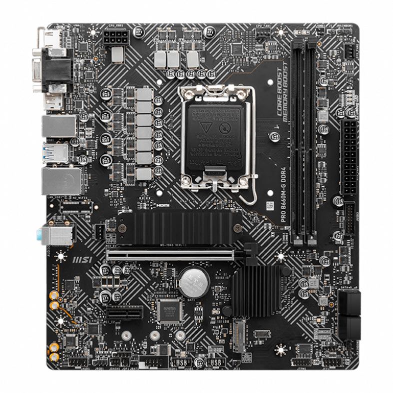 Placa Mae MSI PRO B660M-G, DDR4, Socket LGA 1700, M-ATX, Chipset Intel B660, PRO-B660M-G